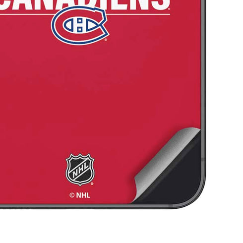 NHL Montreal Canadiens Lineup Galaxy S25 Skin